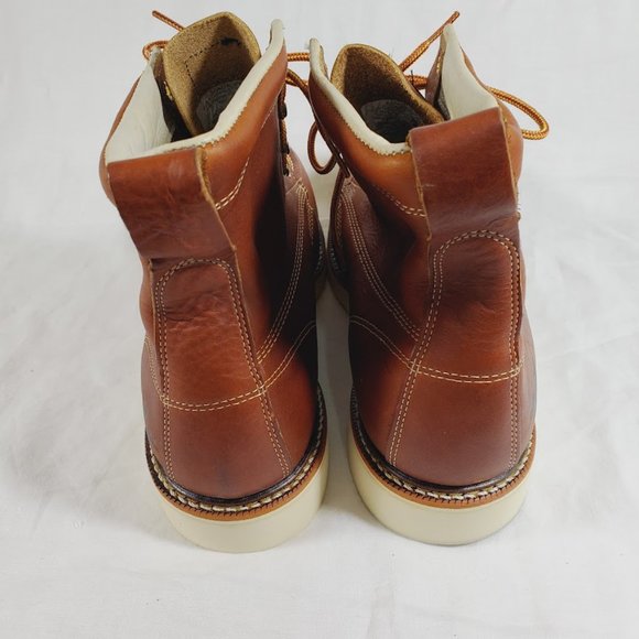 Thorogood American Heritage 6″ Tobacco Safety Toe Work Boot 13 EE 13 Wide Unworn - Picture 6 of 12